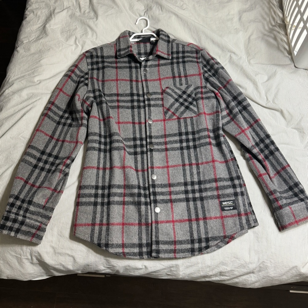 WESC Odin plaid shirt jacket